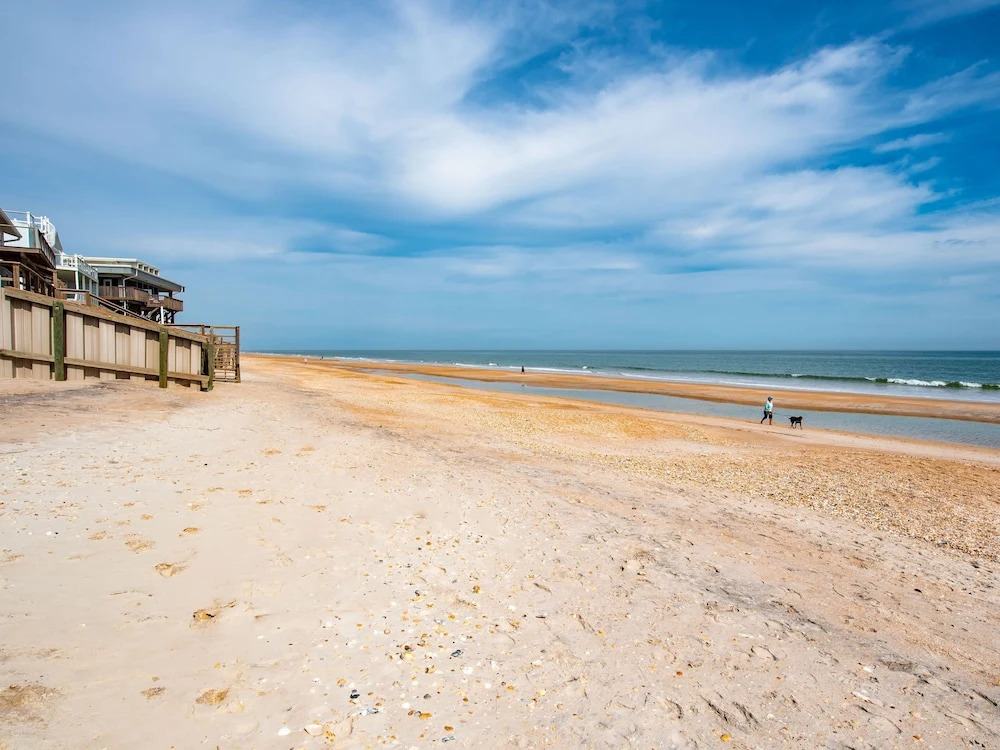 New Listing! New Vilano Beach W/ Gulf View 5 Bedroom Home