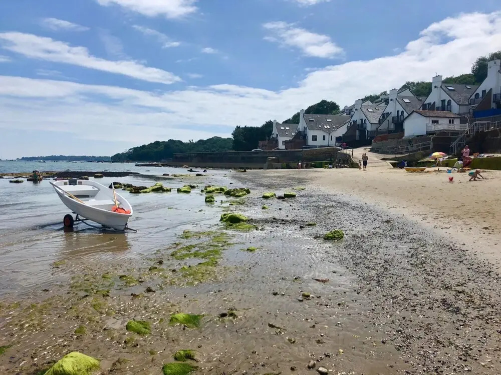 Seashells Dog Friendly Seaview Beach Chalet Sleeps 4 Beach Opposite