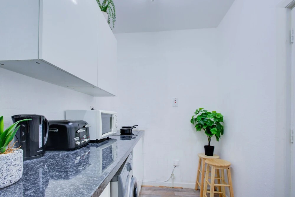 2-bedroom and Living Room Budget Apartment