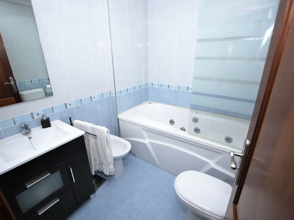 Spacious modern villa, with beautiful waterfall in Talamanca near Ibiza town!