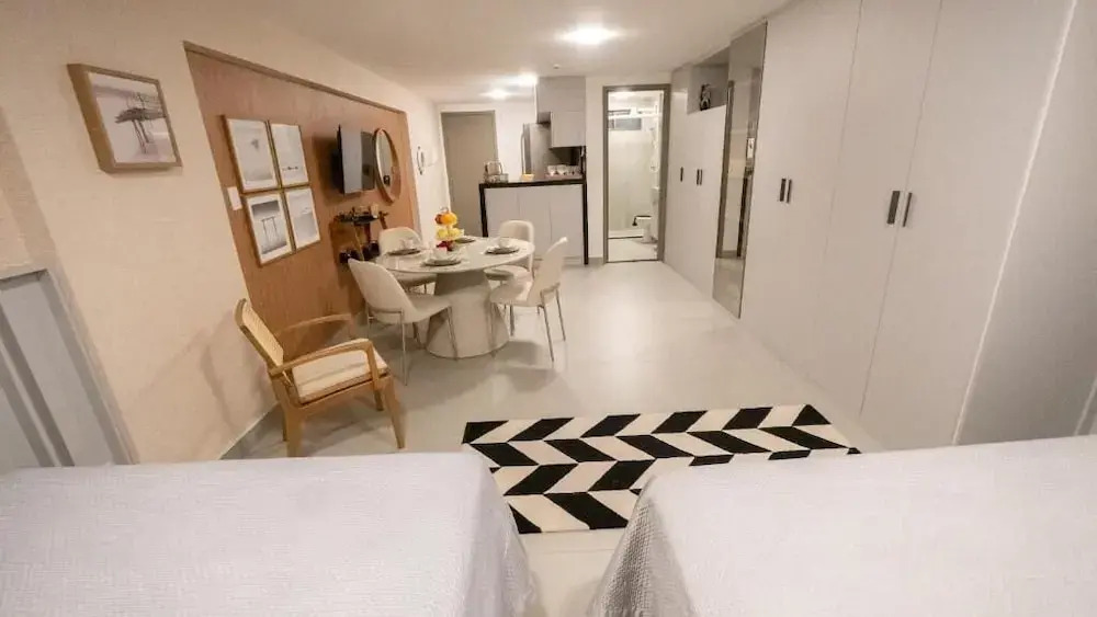 Flat 303-FM20 na praia de Cabo Branco