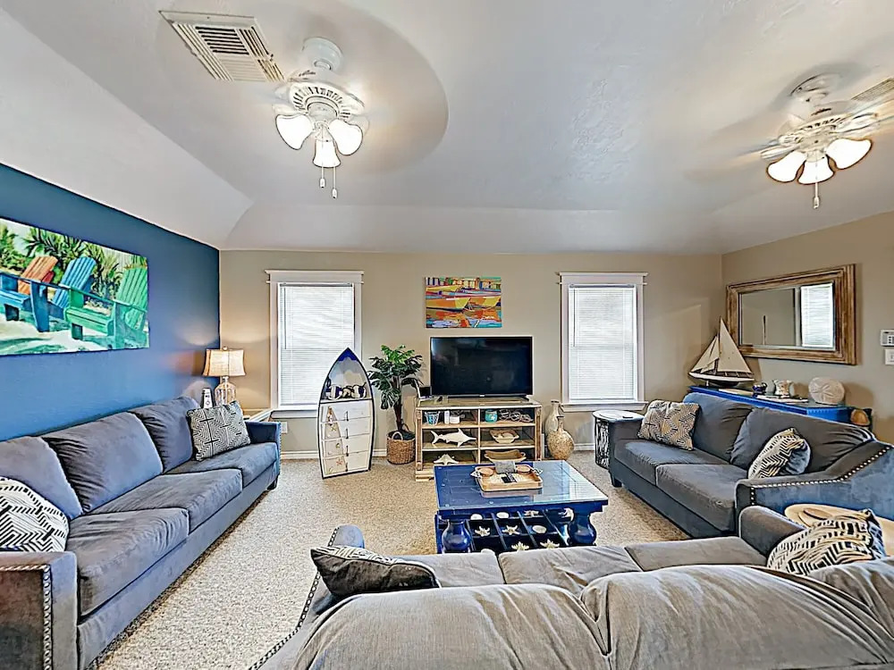 New Listing! Beach House Bliss W/ Deck & Pool 4 Bedroom Home