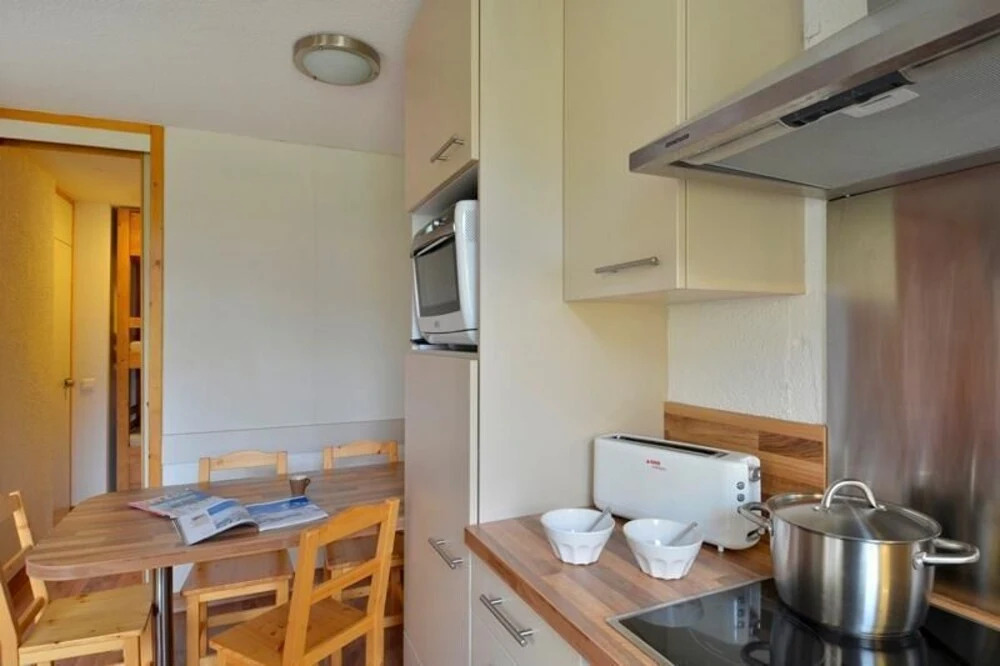 Belle Plagne Divisible Studio on Slopes for 4 People of 28 mÂ² Pds328