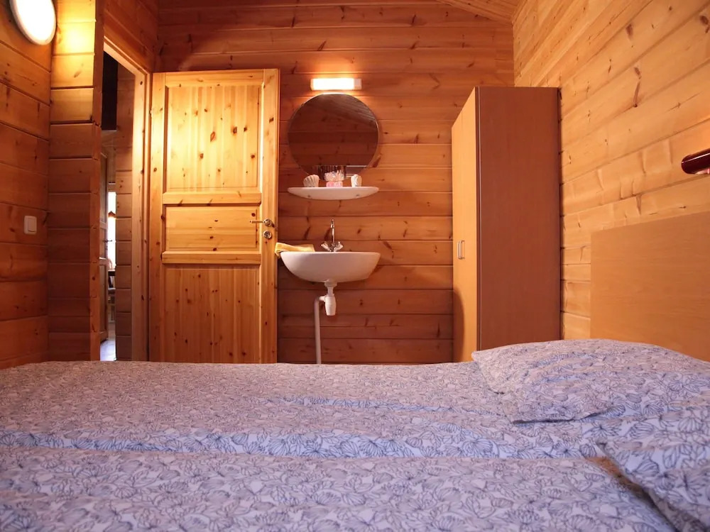 Finnish, Wooden Bungalow With Microwave, Near the Forest