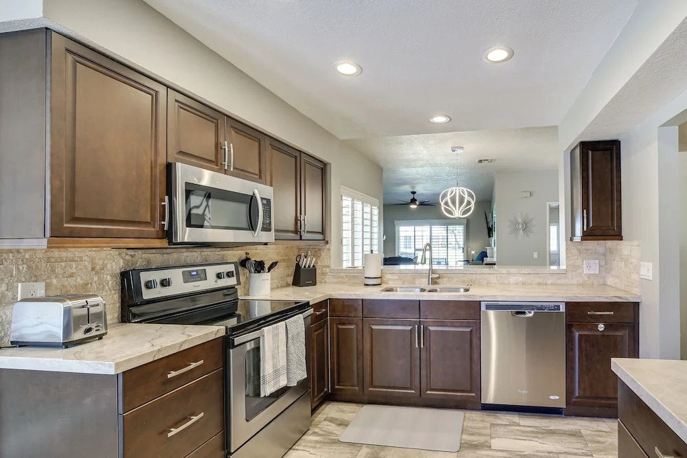 Patio + Pool Access: Stunning Palm Desert Townhome