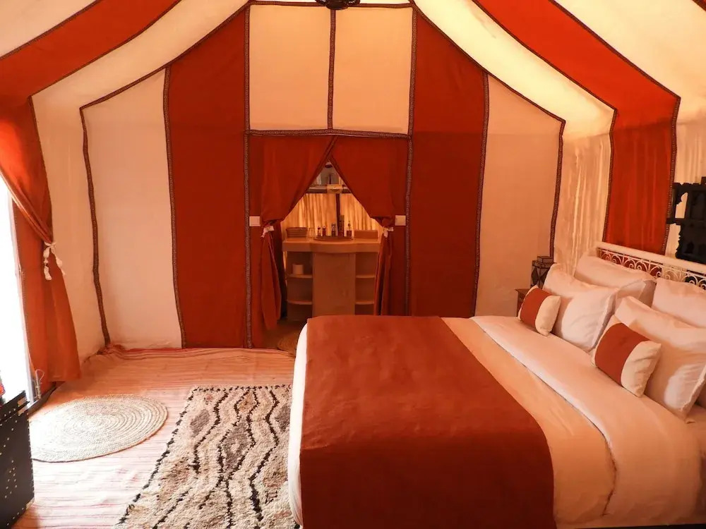 Sleeping in a Luxury tent in Merzouga desert