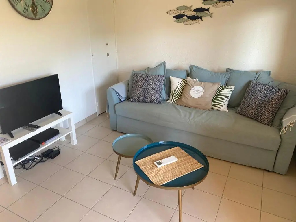 Golfe St Tropez Magique T2 duplex vue mer piscine, garage