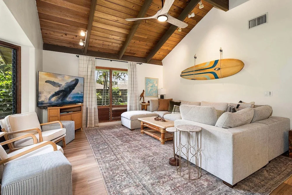 Large 3BR + Loft at Kanaloa Pools, Golf Views & Prime Keauhou Location