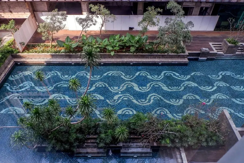 Cozy Pool View Kemang Village Residence Apartment with Direct Access To Mall