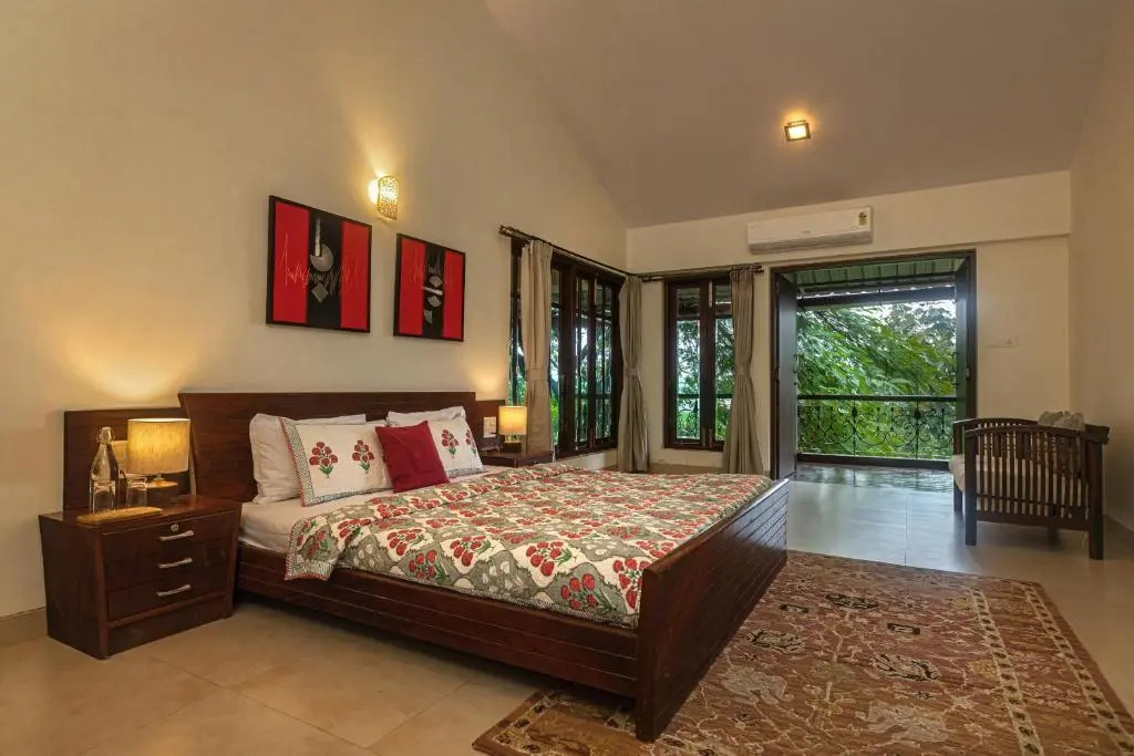 SaffronStays Ananya, Karjat - pet-friendly pool villa with a party deck and games