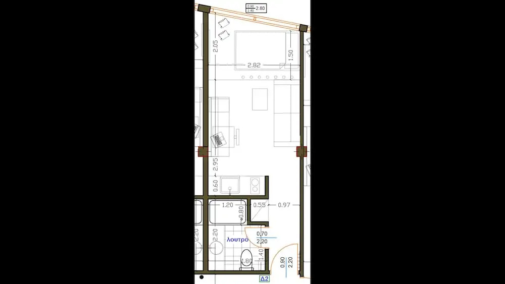New Studio 2 Downtown Thessaloniki-fully Equipped