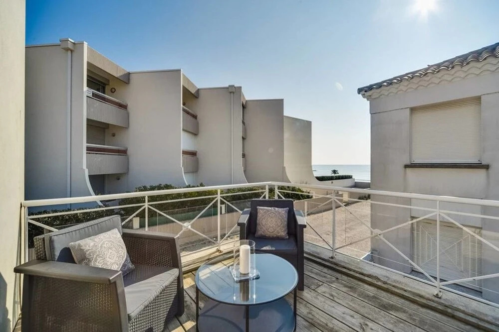 Apartment T3 Carnon Beach, 1st Line
