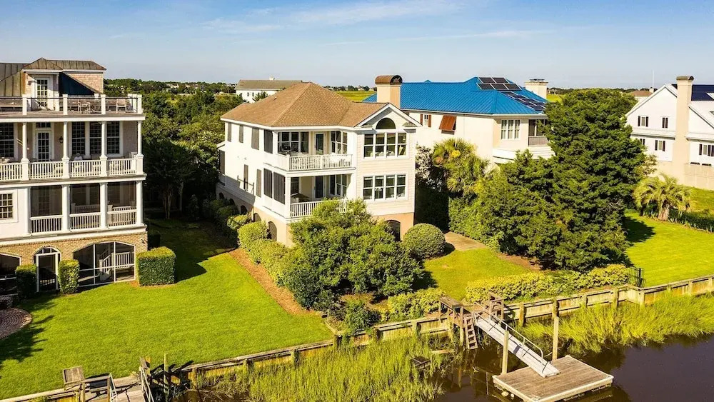 Delightful, Low Country Home With Dock On Debordieu Channel 4 Bedroom Home by Peace Vacations
