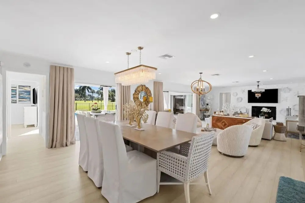 Luxury Beach House With Golf Course View