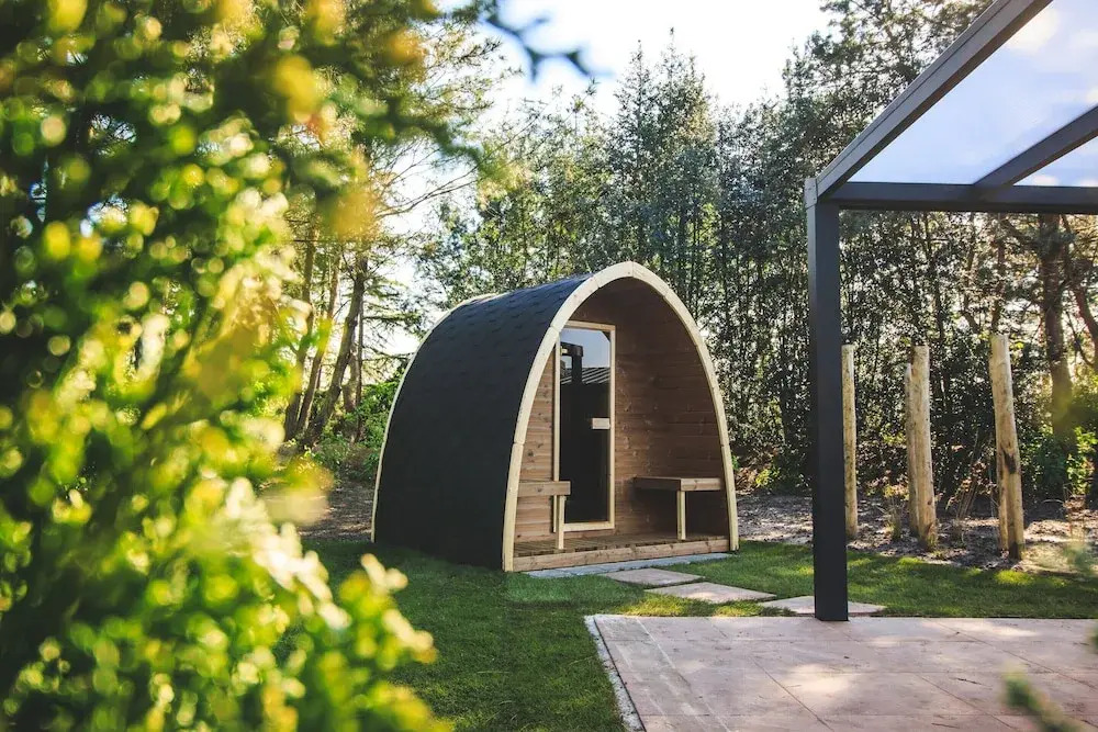 Modern holiday home with infrared sauna