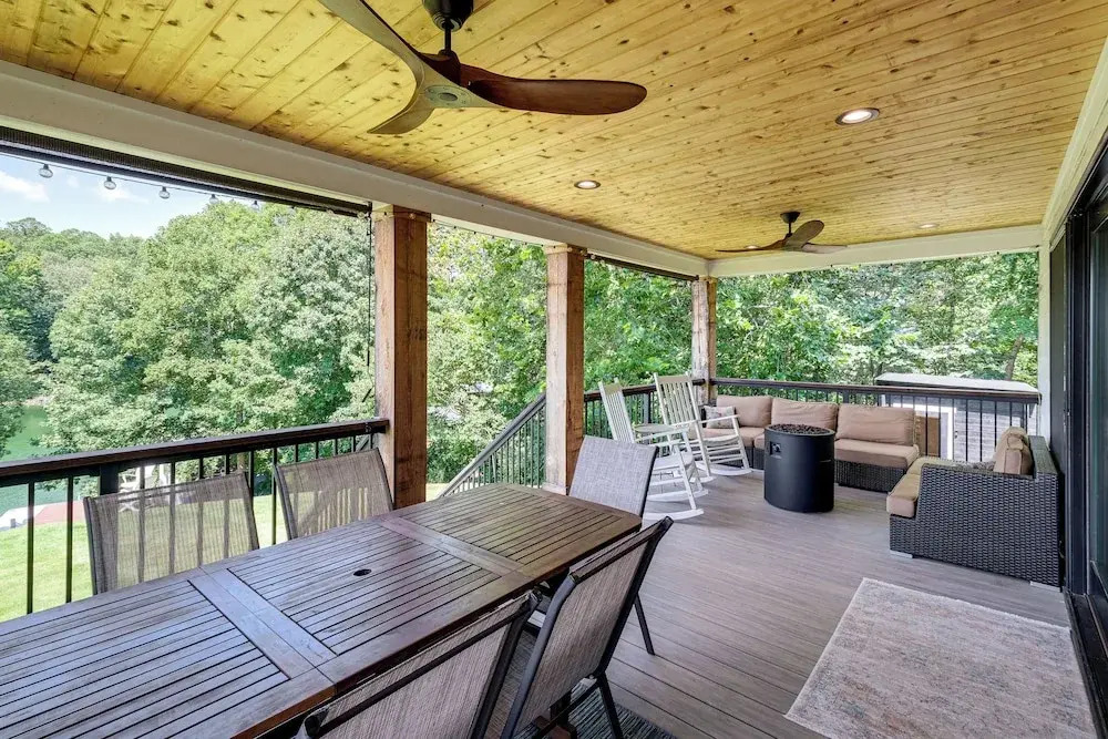 Private Sauna & Game Room: Lakefront Moneta Gem