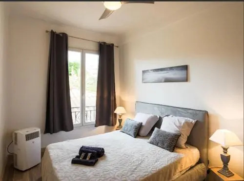 Stylish White and Red Apartments