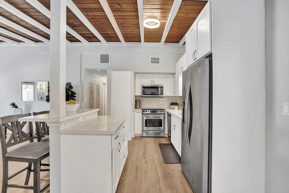 Renovated home wheated pool BBQ