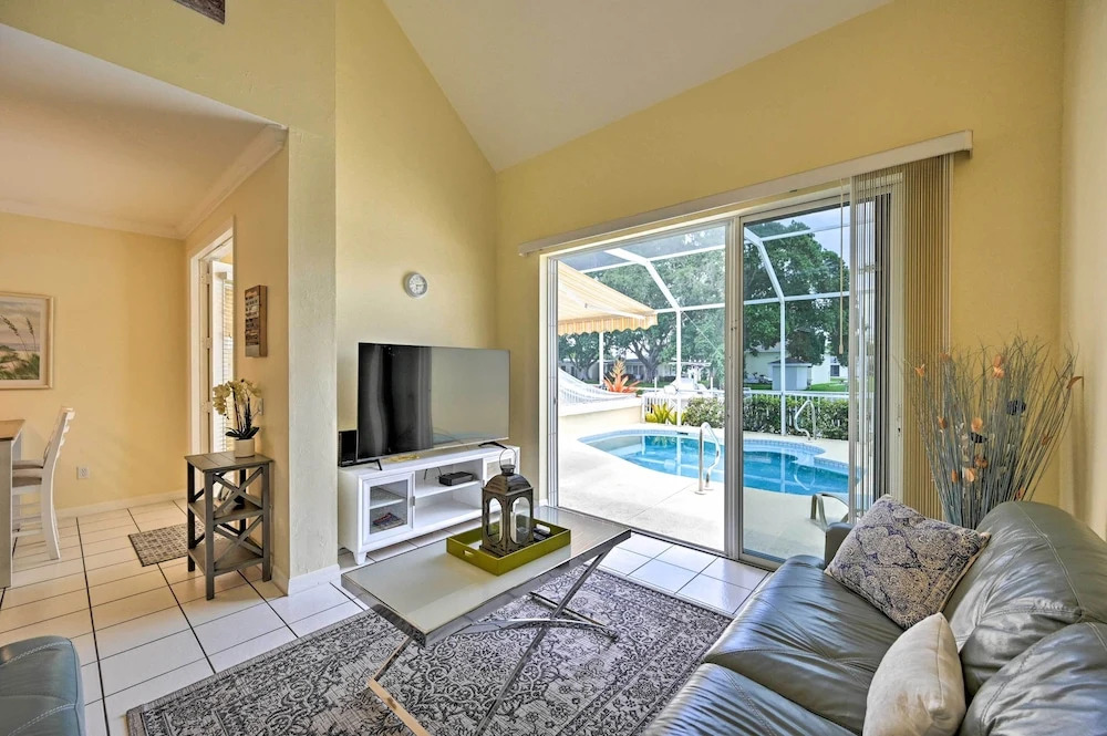 Pool & Boat Dock! Waterfront Cape Coral Townhome