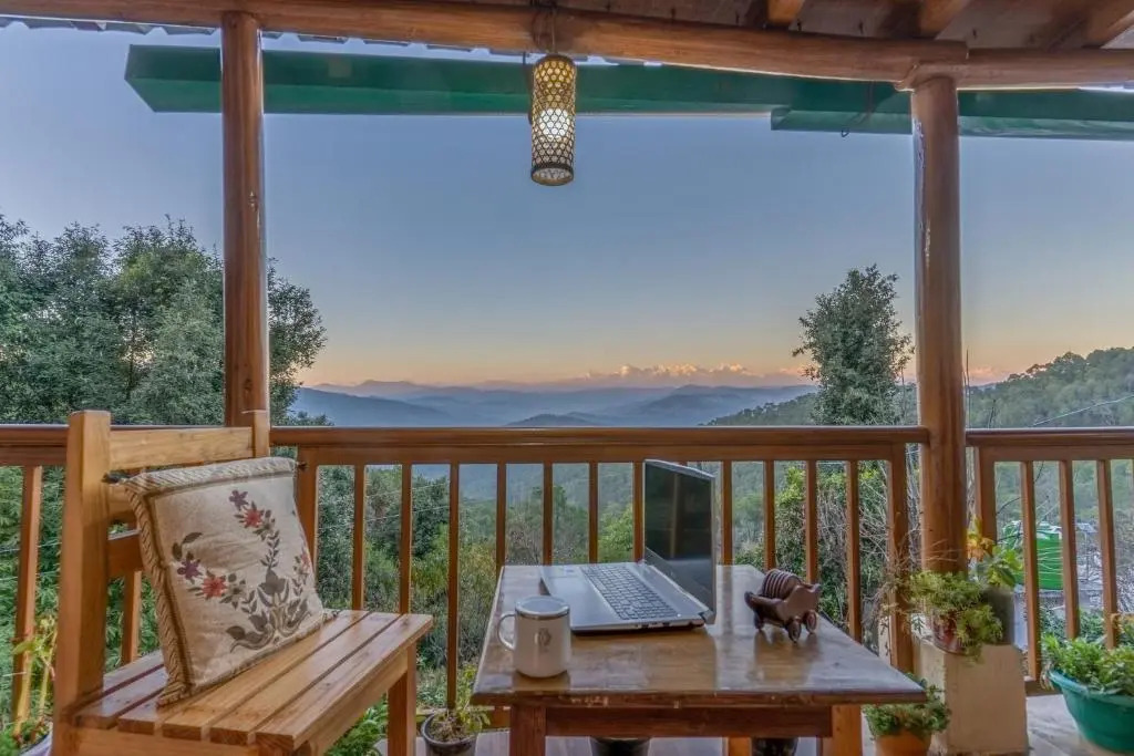 SaffronStays Altura - 2-BR villa with attic room, verandahs, orchards & Himalayan views in Mukteshwar