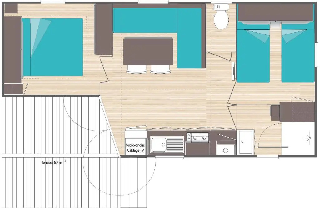 Var Mobil Home, Les Prairies de la Mer