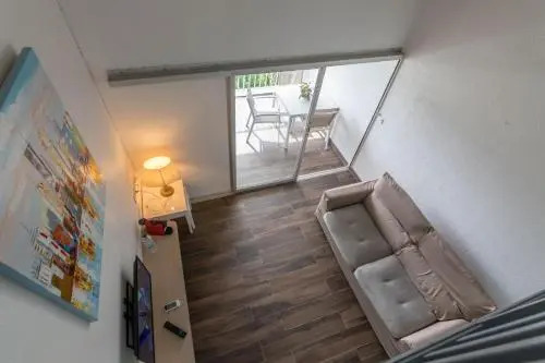 Superbe studio en duplex, vue sur mer et piscine