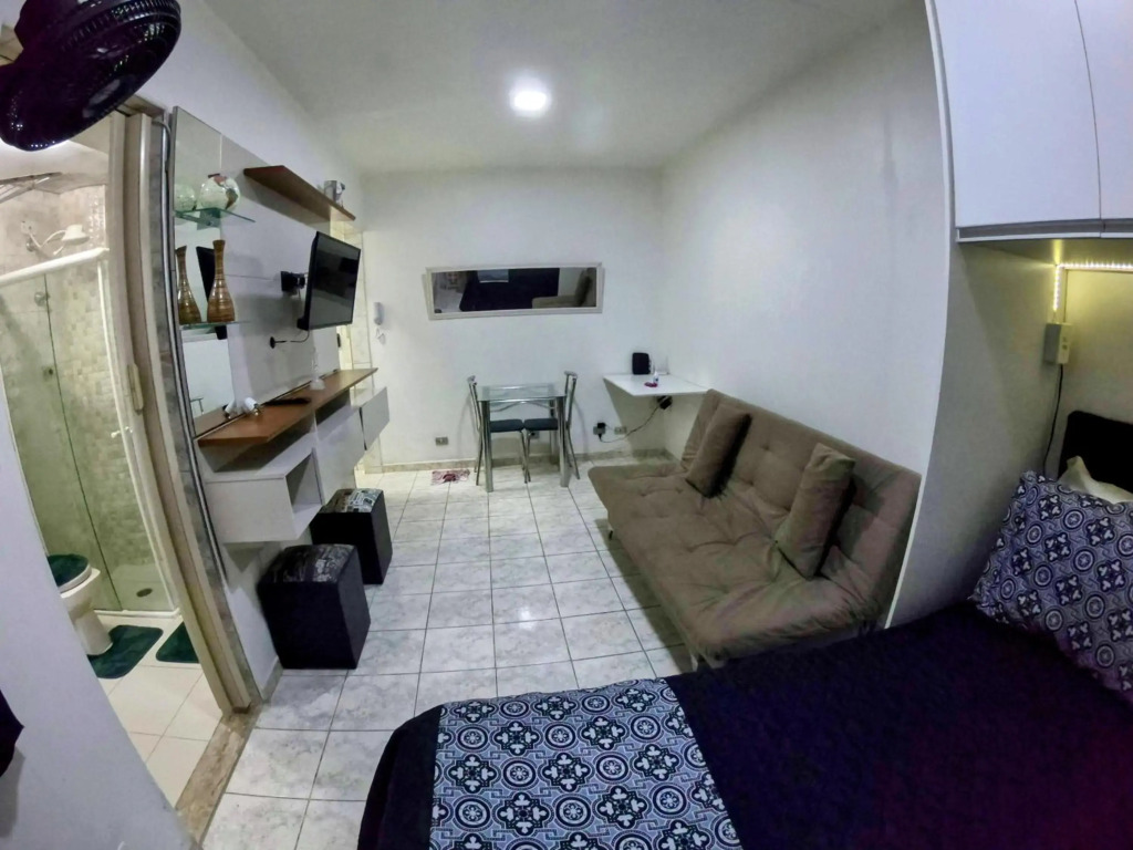 Sala living em prédio Familiar na Av da Praia