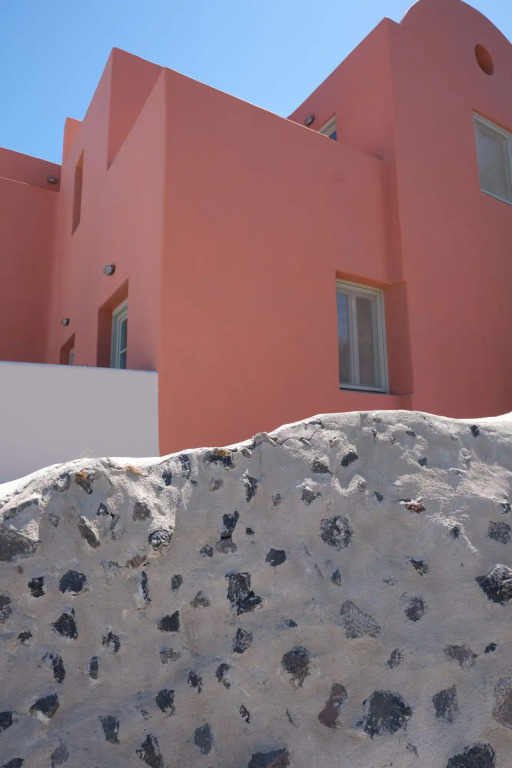 Pink Freud Villas Santorini
