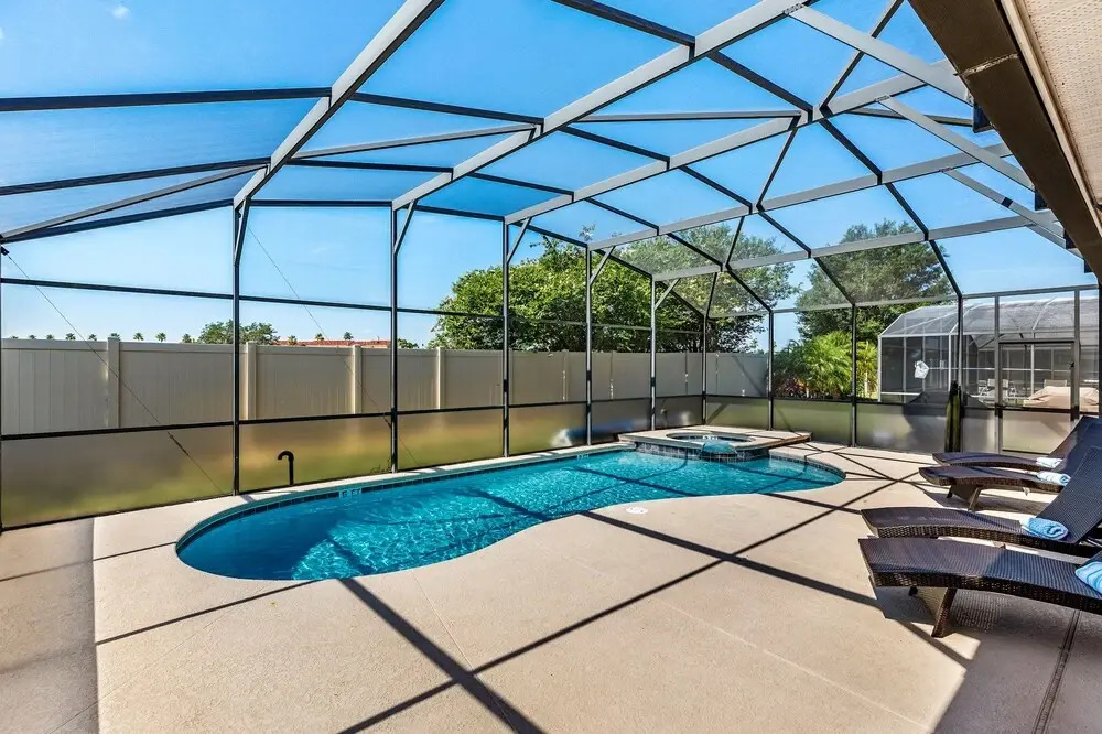 South Facing Pool, Spa & Games Room