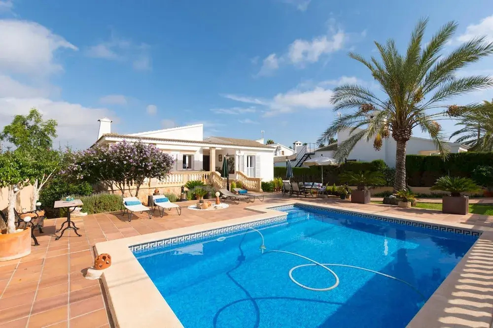 Villa With 3 Bedrooms in Llucmajor, With Private Pool, Furnished Garden and Wifi Near the Beach