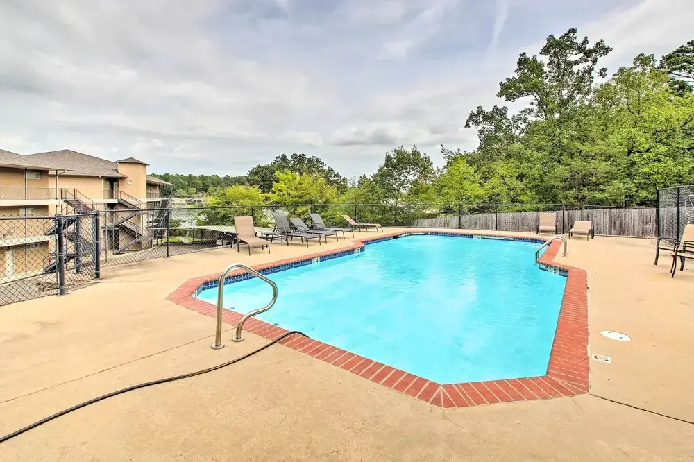 Balcony & Boat Slip: Lakefront Unit in Hot Springs