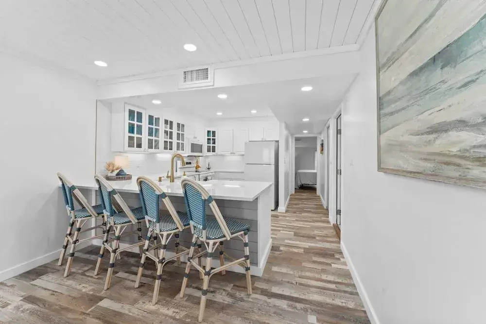 Beachfront Panama City Beach Stay With Gulf Views, Balconies, a King Suite, two Queens, and Twin Nook for 8 Guests The Shores Townhome by Avantstay