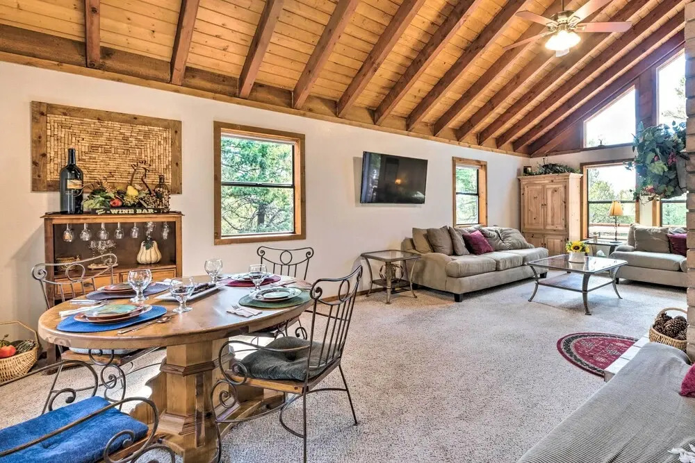 Alto Home w/ Deck & Views ~ 15 Mi to Ski Apache!