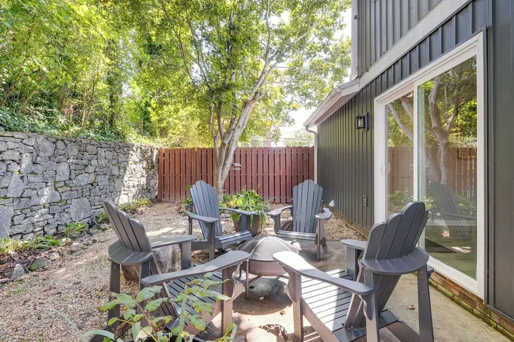 Walk to Main St Hendersonville: Chic Home w/ Yard