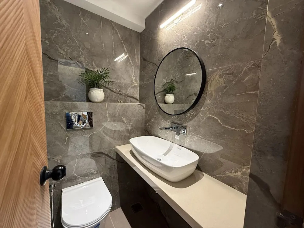 Stylish 1BR With Pool 5 Mins to Candolim Beach