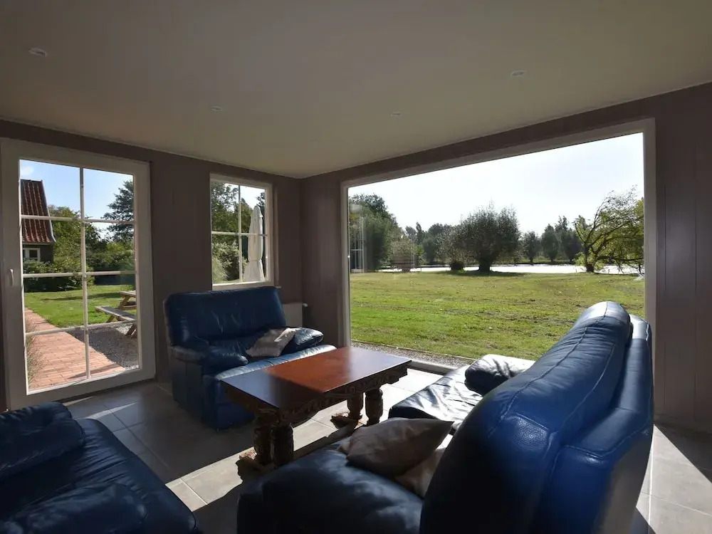 Cottage on a private property with wellness center and jetty for pleasure boats
