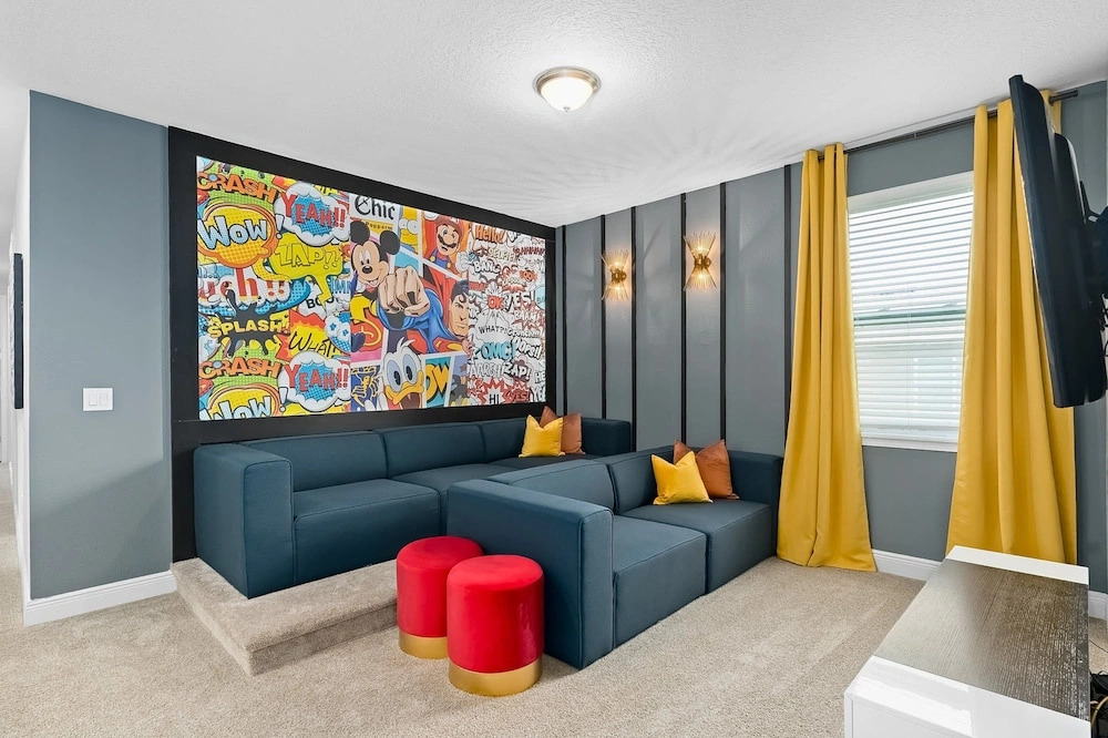 Dog-friendly Getaway With Private Pool + Spa, Putting Green, Patio, & Game Room