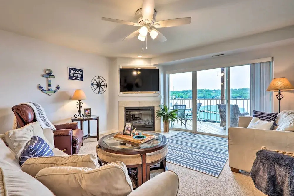 Unwind Poolside! Waterfront Ozarks Condo