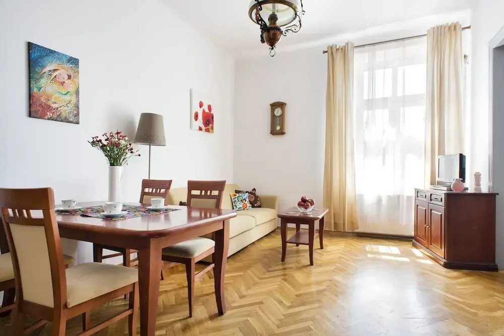 Folk Apartment Meiselsa str Church view