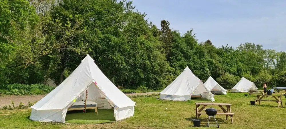 8 Meter Bell Tent - Up to 12 Persons Glamping