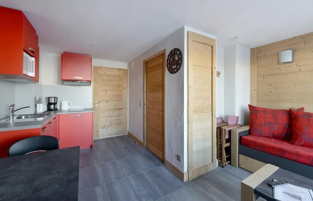 Residence LES Coches Studio in a Family Resort at the Bottom of the Slopes Bac107