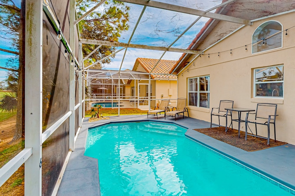 Radiant Retreat With Private Pool, On-site Golf, Board Games, AC, & W/D