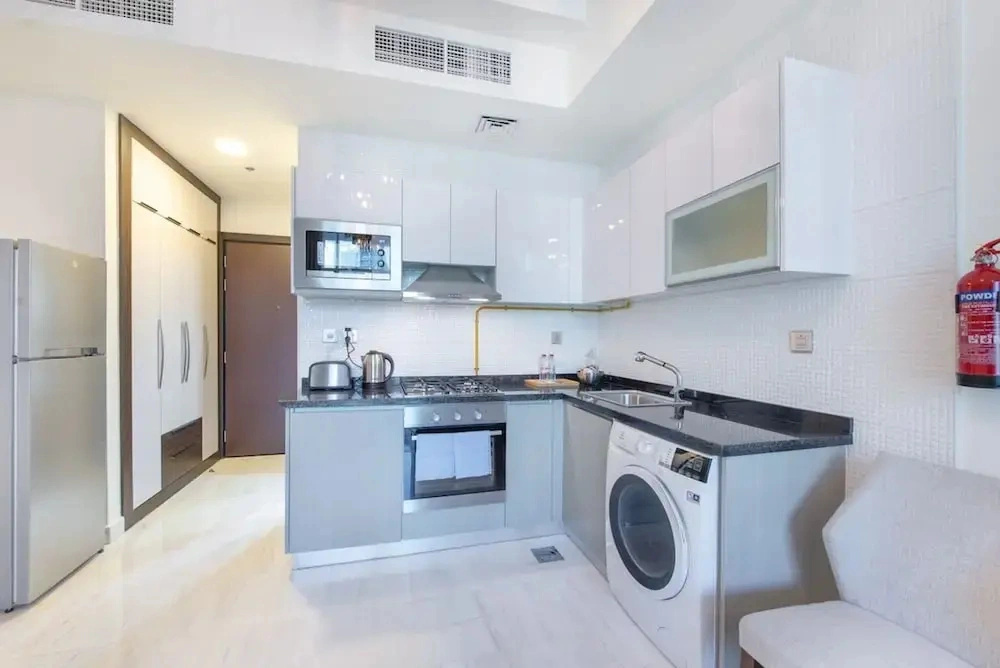 Awesome Studio Apartment With Burj Khalifa View at Business Bay