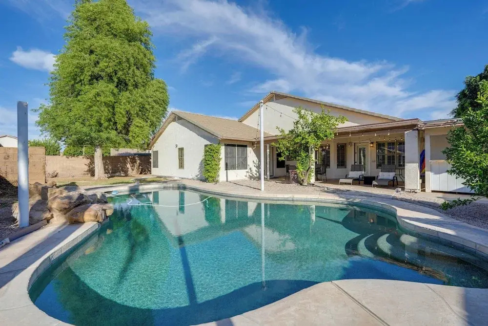 Private Pool & Patio: Spacious Gilbert Getaway!