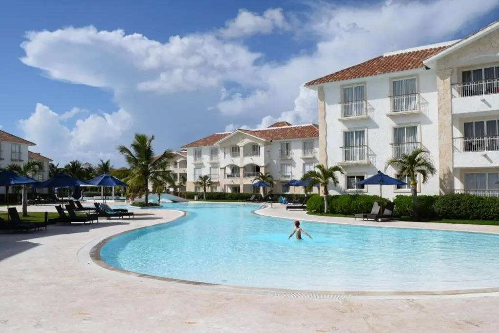 The blue lagoon of the Caribbean Sea. Velero 205.Cadaques Caribe