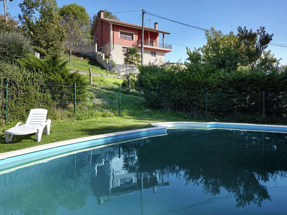 Mansion in Nava with Pool & Terrace