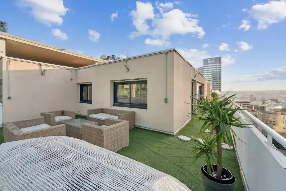 Exceptional Terrace apt - La D Fense - Bail Mob