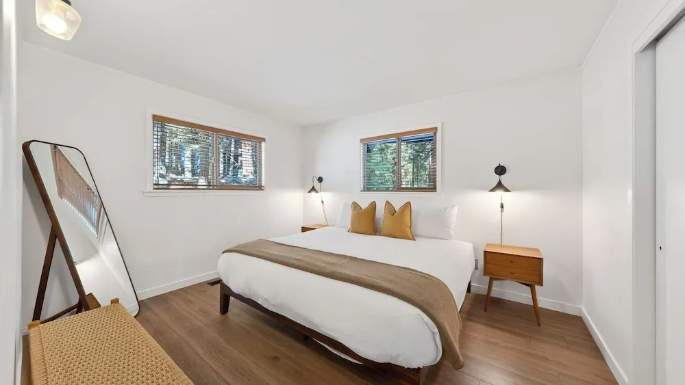 Hot Tub Firepit Loft Suite & Mins to World-class Skiing Tahoe A-frame Retreat by Avantstay