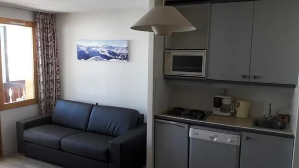 Belle Plagne Apartment 2 Rooms, on Slopes for 5 People of 29 m2 Lc613