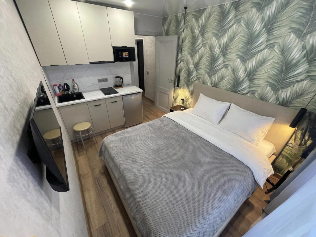 Квартира-студия, 15 м², 1 кровать